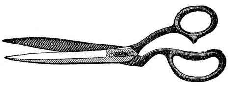 Vintage Sewing Scissors ELCO Sharpening Scissors, Sewing Machine Tattoo, Tailor Scissors, Vintage Clip Art, Vintage Scissors, The Graphics Fairy, Sewing Scissors, How To Make Stickers, Graphics Fairy