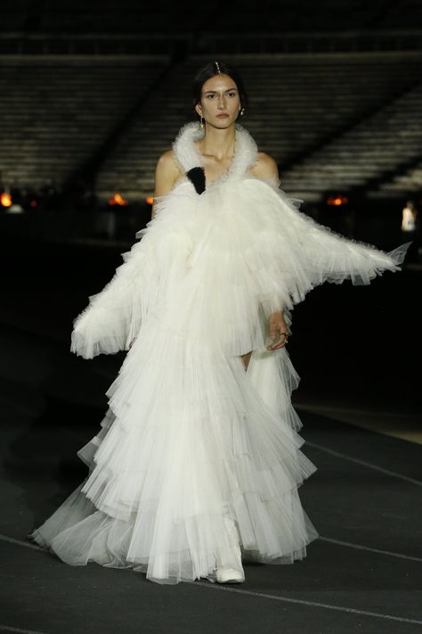 Bjork Swan Dress, Vestidos Oscar, Dior Cruise, Swan Dress, Dior Dress, Cruise Collection, Oscar Dresses, Dior Designer, Marlene Dietrich