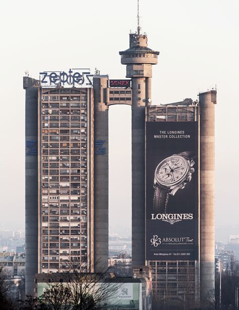 Genex Tower, Collective Living, Boston City Hall, Brutalism Architecture, Brutalist Buildings, Belgrade Serbia, Living In Europe, Architectural Photographers, Brutalist Architecture