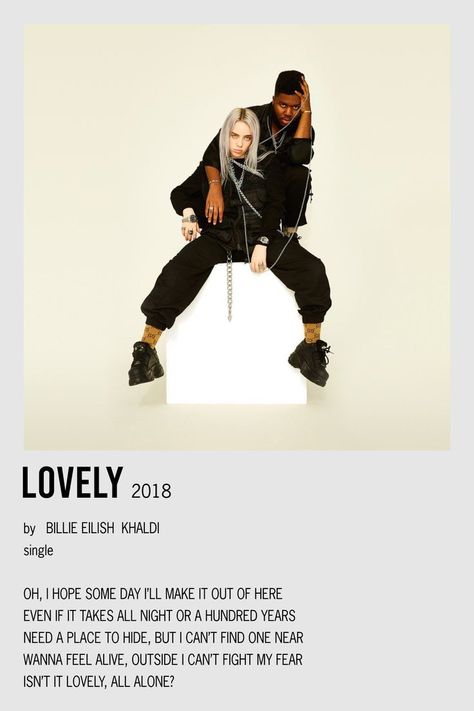 Lovely By Billie Eilish, Music Poster Ideas, Vintage Music Posters, Lovely Poster, Music Poster Design, Cover Wallpaper, Escape Reality, All Songs, Vintage Music