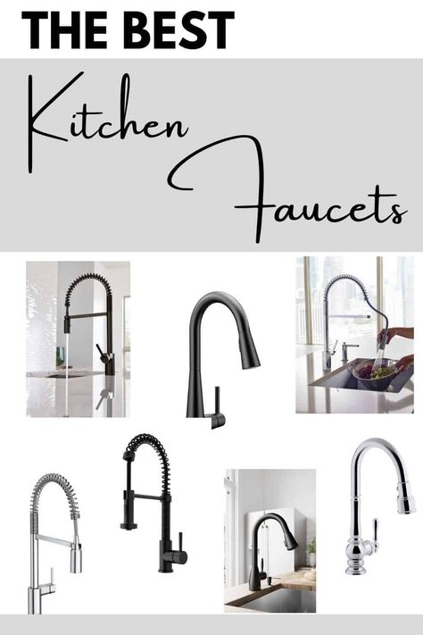 Modern Farmhouse Kitchen Faucet, Stainless Steel Farmhouse Sink, Farmhouse Sink Faucet, Best Kitchen Faucets, Modern Kitchen Faucet, Kitchen Updates, Kitchen Sink Design, Cabinet Paint, Stainless Kitchen