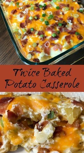 Do you love twice baked potatoes, but need an easier way to make them? This Twice Baked Potato Casserole is packed with delicious flavors and can be made much more quickly than traditional twice baked potatoes. This casserole is a family favorite! #potatoes #potatorecipes #sidedish #bacon #cheese #dairygood #undeniablydairy #loadedpotatoes Twice Baked Potato Casserole, Twice Baked Potato, Twice Baked Potatoes Casserole, Baked Potato Casserole, Potato Recipes Side Dishes, Potatoe Casserole Recipes, Twice Baked, Twice Baked Potatoes, Potato Side Dishes