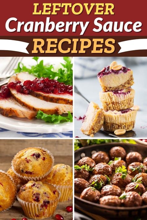 Try these 25 leftover cranberry sauce recipes to breathe new life into a festive favorite. Between the muffins and meatballs, you'll want to make extra on purpose. Things To Make With Leftover Cranberry Sauce, What To Do With Leftover Cranberry Relish, Recipes With Leftover Cranberry Sauce, Recipes Using Leftover Cranberry Sauce, Recipes Using Canned Jellied Cranberry Sauce, What To Do With Leftover Cranberry Sauce, Leftover Cranberry Sauce Recipes Ideas, Cranberry Sauce Leftover Recipes, Cranberry Leftover Recipes