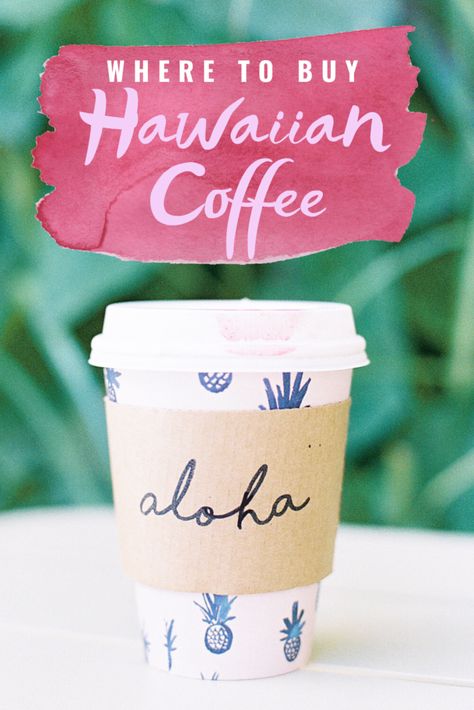 Where To Buy Hawaiian Coffee Online - Looking for a delicious cup at Hawaiian coffee at home? Here are the best places to buy it online! Hawaiian Coffee Shop, Coffee Gallery, Coffee Bag Design, Hawaiian Coffee, Coffee Around The World, Coffee Pins, Coffee Creamer Recipe, Creamer Recipe, Caramel Crunch