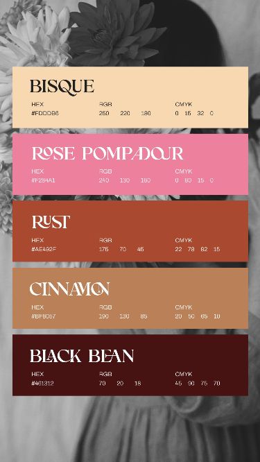 Color palette and branding design boost brand recognition, create a memorable impression and increase brand. #Colour_Palette_Beige_Color_Combos #Font_Color_Palette #Wine_Brand_Color_Palette #Color_Pallet_Inspiration Colour Palette Beige Color Combos, Pink & Brown, Font Color Palette, Color Palette Wine Red, Red Pink Brown Color Palette, Pink And Brown Branding, Beige And Pink Color Palette, Red And Beige Color Palette, Pink Fall Color Palette