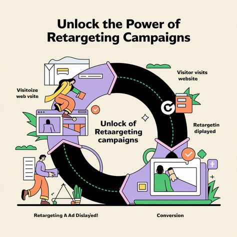 👉 Retargeting Campaigns: 1. How Retargeting Works: Retargeting in digital marketing focuses on reaching users who’ve previously interacted with your website or app. By placing a tracking pixel or code on your site, you can serve personalized ads to these users as they browse other sites or social media, reminding them of your product or offer 🔄🎯. 2. Setting Up Retargeting Ads (Facebook & Google): On Facebook, use Facebook Pixel to track site visitors, create custom audiences, and design tai... Retargeting Ads, Facebook Pixel, Visit Website, Digital Marketing, Track, Coding, Social Media, Marketing, Media