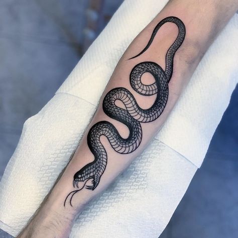 Black Snake Tattoo, Traditional Snake Tattoo, Explore Tattoo, Gemini Tattoo, Snake Tattoo Design, Small Hand Tattoos, Snake Tattoo, Black Ink Tattoos, American Traditional Tattoo