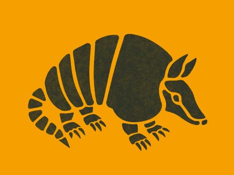 Reptile Illustration, Armadillo Art, Monoprint Art, Graphic Elements, Monoprint, Deck The Halls, Painting Projects, Superhero Logos, Portfolio Design