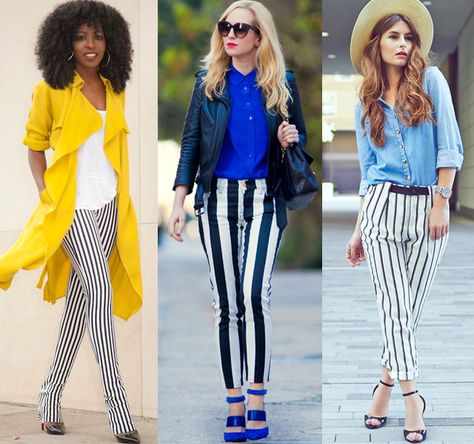 black and white striped pants outfits Trendy Black And White Outfits, Striped Crop Top Outfit, Black And White Striped Skirt Outfit, Black And White Pants Outfit, Black And White Striped Pants Outfit, Black And White Striped Outfit, White Striped Pants Outfit, Black And White Striped Trousers, Pinstripe Pants Outfit