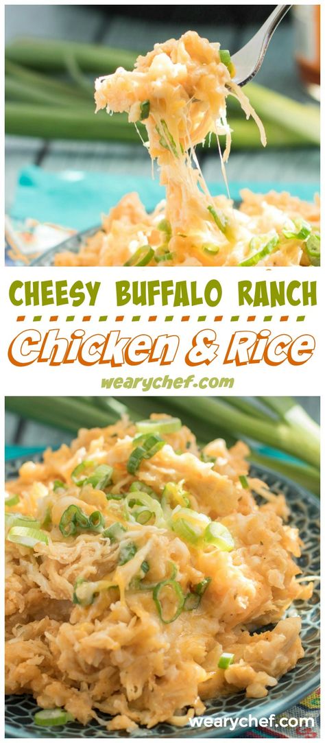 Ranch Crockpot Chicken, Ranch Chicken And Rice, Ranch Crockpot, Crockpot Chicken And Rice, Cheesy Chicken And Rice, Buffalo Ranch Chicken, Slow Cooker Dinner Recipes, Buffalo Ranch, Favorite Recipes Dinner