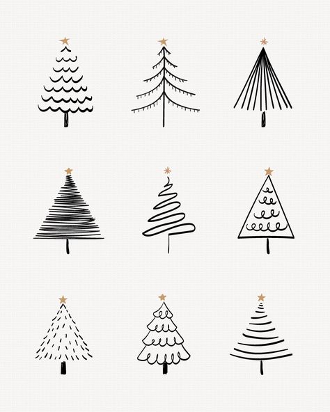 Christmas Tree Drawing, Cottage Market, Christmas Doodles, Christmas Card Art, Paper Dolls Printable, Christmas Card Crafts, Funny Christmas Cards, Tree Drawing, Christmas Drawing