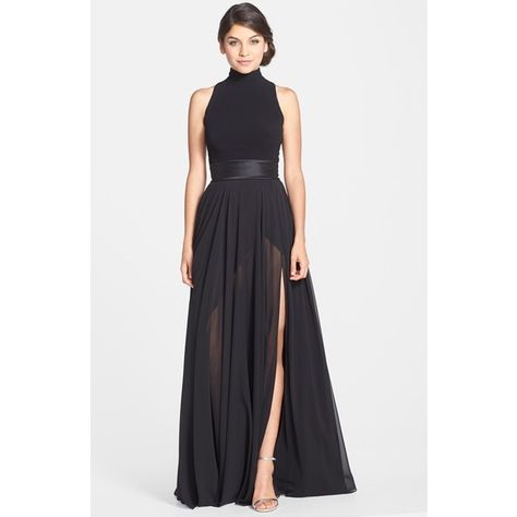 Nordstrom Prom Dresses, Dramatic Skirt, Turtleneck Dress, Prom Dresses Sleeveless, Casual Long Sleeve Shirts, Sleeveless Long Dress, Prom Outfits, Prom Hairstyles, Turtle Neck Dress