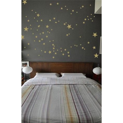 Winston Porter Stars Wall Decal & Reviews | Wayfair Star Wall Decals, Babies Room, Hanging Stars, Entryway Ideas, Country Living Room, Daughters Room, Yellow Walls, Modern Cabin, Star Wall