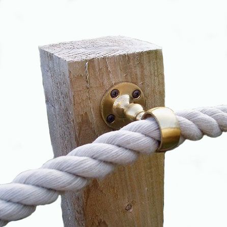 Decking and Landscaping : Rope Locker - Online Rope Store for general rope, marine rope, climbing rope and technical rope, Buy rope by the metre, include splices on rope. Best prices for rope. Rope Balustrade, Rope Fence, Outdoor Deck Decorating, Rope Climbing, Deck Railing Design, Outdoor Wood Projects, Marine Rope, Railings Outdoor, Rope Decor