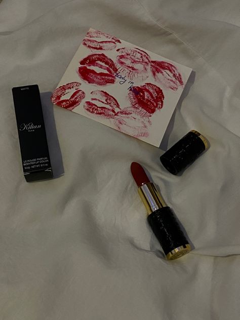 #aesthetic #lipstick #kilian #red Lipstick Stain Aesthetic, Brookie Pie, Ada Aesthetic, Red Aestethic, Aesthetic Lipstick, Lipstick Aesthetic, Red Coquette, Red Aesthetics, Cherry Girl