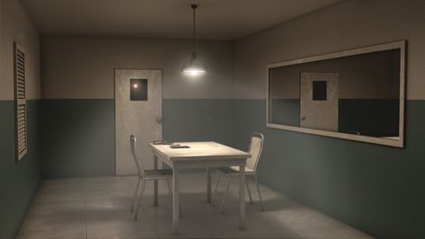 Investigation Room Aesthetic, Interigation Room Aesthetic, Interrogation Aesthetic, Interrogation Room Art, Interrogation Room Aesthetic, White Interrogation Room, Interrogation Room Scene, Investigation Room, Police Interrogation Room Aesthetic