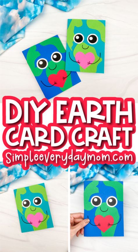 Earth Day Activities For Kids, Spring Crafts Preschool, Earth Craft, Earth Day Crafts, Preschool Activities Toddler, Earth Day Activities, Spring Crafts For Kids, Science Activities For Kids, Borders Design