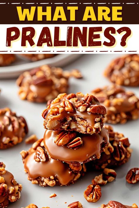 Pralines are a sweet, Southern candy no one can resist. They're made with sugar, butter, milk or cream, and nuts. Learn their history and how to make them. Nestle Fudge Recipe, Praline Recipes, Pralines Recipe, Southern Praline, Praline Candy, Chocolate Pralines, Pralines And Cream, Praline Recipe, Homemade Candy