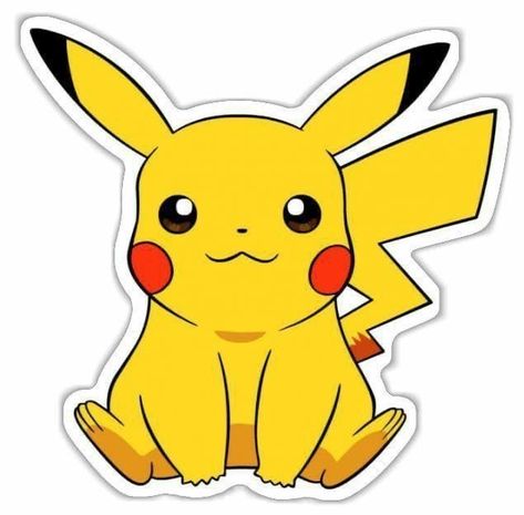 Picachu Cakes Topper Printable, Pikachu Cake Topper Printable, Pikachu Printable, Topper Pokemon, Pikachu Sticker, Anchor Stencil, Pikachu Face, Pikachu Cake, Candy Images