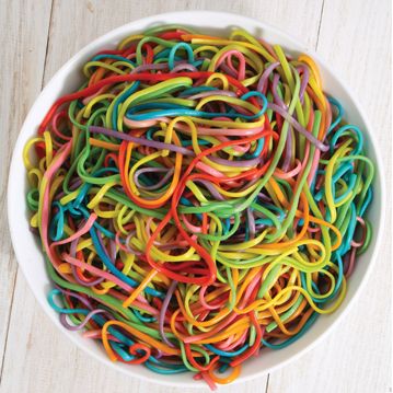 Rainbow Pasta - Recipe from Price Chopper Rainbow Noodles, Top Sirloin Steak Recipe, Rainbow Foods, Alphabet Pasta, Colored Spaghetti, Pasta Toppings, Rainbow Pasta, Sirloin Steak Recipes, Rainbow Ideas