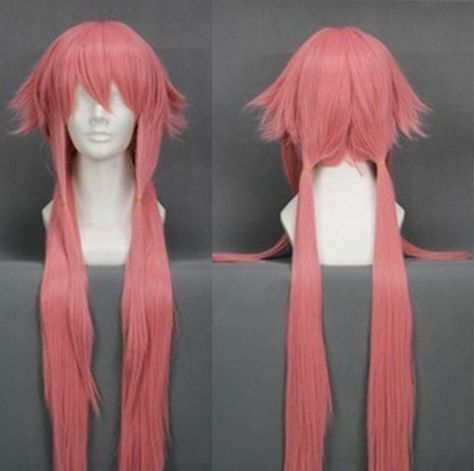 Future Diary Yuno, The Future Diary, Yuno Gasai Cosplay, Aot Fanart, Gasai Yuno, Future Diary, Yuno Gasai, Anime Wigs, Cosplay Hair