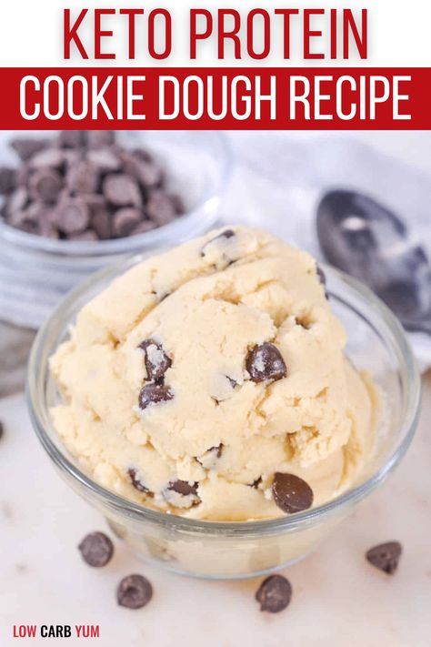 Keto Cannoli, Protein Cookie Dough Recipe, Keto Chow, Cannoli Dip, Keto Cookie Dough, Keto Protein, Protein Cookie Dough, Dessert Dip, Cookie Dough Recipe