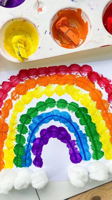 Noahs Ark Craft, Ark Craft, Rainbow Activities, Church Decorations, Noah S Ark, Spring Crafts For Kids, Ideas For Easter Decorations, Rainbow Crafts, Ideas For Easter