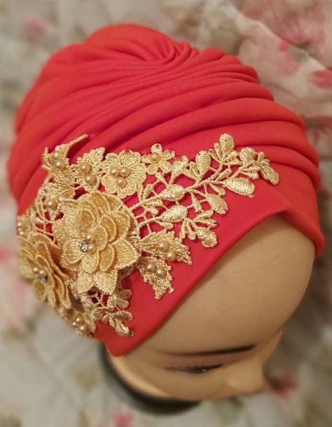 Turban Cap Style, Matilda Vibes, Turban Mode, Auto Wrap, Hijab Turban Style, Hats Design, Unusual Hats, African Hair Wrap, Wrap Turban