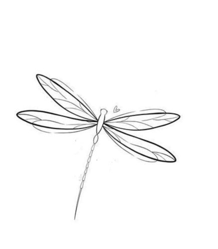 Fineline Dragonfly Tattoo, Minimalist Dragonfly Tattoo, Dragonfly Tattoo For Women, Dragon Fly Tattoo Designs, Patch Work Tattoos, Watercolour Christmas Cards, Lillies Tattoo, Dragonfly Drawing, Watercolour Christmas