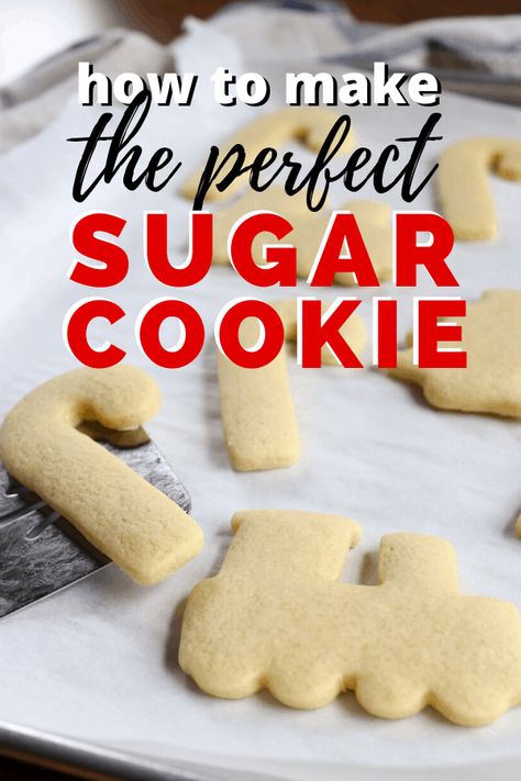 Easy cut out sugar cookie recipe that is perfect for Christmas, Easter, Valentine's day and every holiday. This recipe creates a super soft and chewy cookie. #sugarcookie #cookie #cleverlysimple Sugar Cooking Icing, Cut Out Sugar Cookie Recipe, Cut Out Sugar, Chocolate Chip Shortbread Cookies, Salted Caramel Mocha, Perfect Sugar Cookies, Sugar Cookie Recipe Easy, Best Sugar Cookie Recipe, Toffee Cookies