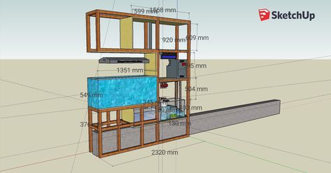 Living Room Partition Design With Fish Tank, Aquarium Partition Ideas, Partition With Aquarium, Modern Fish Tank, Room Aquarium, Aquarium Design Ideas, Modern Aquarium, Decorative Partition, Aquarium Sump