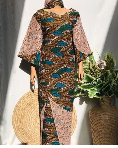 This is Epitome of vogue @meerarhsvogue Northern styel inspo# Ankara style #bou bou style#arewafashion | Instagram A Shape Gown Ankara, Ankara Boubou, Kaftan Styles, Ankara Dress Designs, Modest Dresses Fashion, Ankara Dress Styles, African Print Dress Ankara, Best African Dresses, Ankara Gown