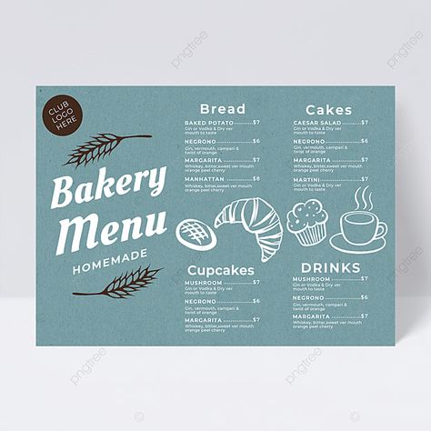 Cherry Margarita, Restaurant Promotions, Healthy Restaurant Food, Bakery Restaurant, Classic Restaurant, Menu Flyer, Bakery Menu, Food Menu Template, Homemade Cupcakes