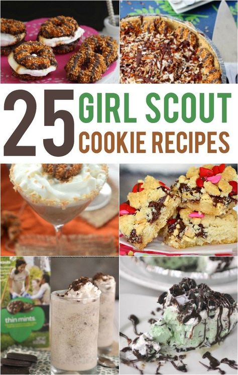 Girl Scout Cookie Recipes, Girl Scout Cookie Sales, Gs Cookies, Food Contest, Cookie Time, Girl Scout Cookies, Favorite Cookies, Girl Scout, Cookie Desserts