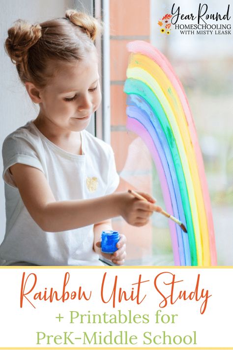 Rainbow Facts, Rainbow In A Jar, Rainbow Experiment, Rainbow Crayon, Science Technology Engineering Math, Study Printables, Homeschool Inspiration, Homeschool Encouragement, Science Articles