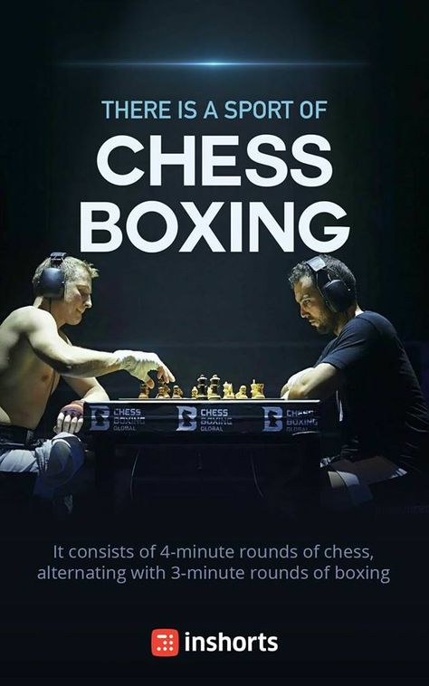 Chess Boxing, Boxing Posters, Chess, Boxing, Did You Know, Movie Posters, Film Posters