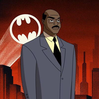 Batman Tas, Batman Movie Posters, Lucius Fox, Lego Spiderman, The New Batman, Gotham Girls, Bruce Timm, Batman The Animated Series, Model Sheet