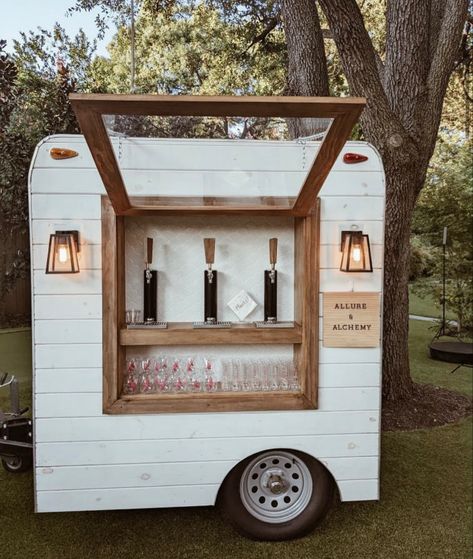 Beer Cart Ideas, Tap Trailer Ideas, Tap Cart, Wine Truck Mobile, Beer Tap Trailer, Mobile Wine Bar, Mobile Tap Bar, Beer Trailer, Tap Trailer