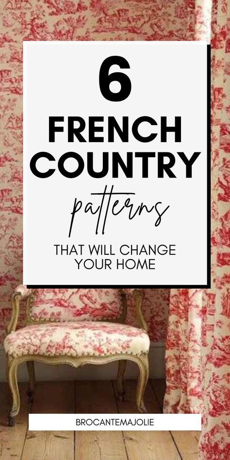 Experience the timeless beauty of French country patterns in your kitchen decor. From charming aprons to exquisite fabric choices, discover how these patterns add character and style to your culinary space. Explore the art of French country decorating as floral and toile fabrics bring a touch of sophistication to every corner. Elevate your kitchen with the allure of quilts and the rustic elegance that defines French country patterns. Modern French Country Fabric, French Country Shabby Chic Decor, Toile Fabric French, French Country Area Rugs, French Country Painted Furniture, French Country Patterns, French Country Rugs Living Room, Modern French Country Kitchen Cabinets, Country French Decorating