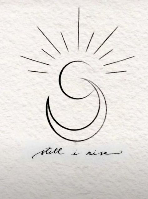 Wish Tattoo, Still I Rise Tattoo, Back Of Arm Tattoo, Tattoos Infinity, Muster Tattoos, Strength Tattoo, Small Pretty Tattoos, Tasteful Tattoos, Tattoos Geometric