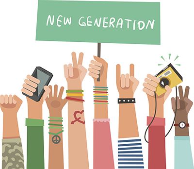 Scaling the Generational Divide—Tips for Reaching Millennials Generation Photo, Coloring Art, Instructional Design, Free Vector Graphics, School Students, High School Students, Kids Education, Art Book, Photo Illustration