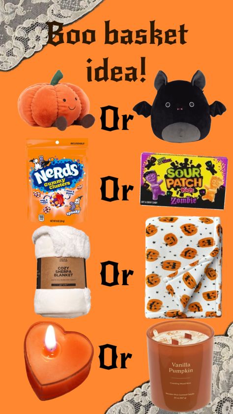 Boo basket 🧺 🧡#ifollowback#boobasket#cute#<3 Dollar General Boo Basket, Bae Baskets, Diy Halloween Gifts, Boo Baskets, Holiday Baskets, Halloween Baskets, Boo Basket, 20 Dollars, Cheer Team