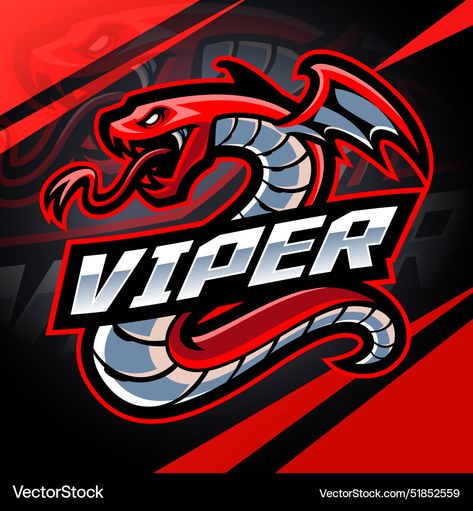 Viper Logo, Red Viper, Viper Snake, Mascot Logo Design, Mascot Logo, High Res, Png Images, Adobe Illustrator, Vector Images