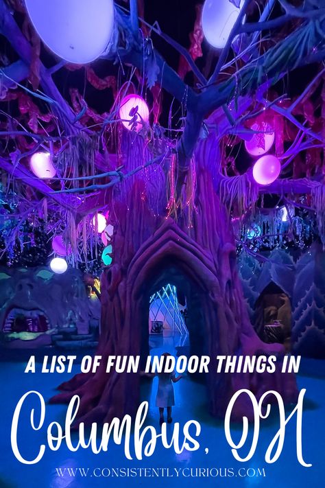 There are some pretty amazing indoor things to discover in Columbus, Ohio. Columbus, Ohio, offers plenty of family attractions that are indoor. Our personal favorite is Otherworld with COSI coming in close behind. Get our full list of indoor things to do Columbus, including a really cool hotel to stay at! #columbus #columbusohio #ohio #columbus #columbusohio Otherworld Columbus Ohio, Fun Things To Do In Columbus Ohio, Fun Things To Do In Ohio, Things To Do Columbus Ohio, What To Do In Columbus Ohio, Columbus Ohio With Kids, Otherworld Ohio, Columbus Ohio Things To Do In, Columbus Ohio Restaurants