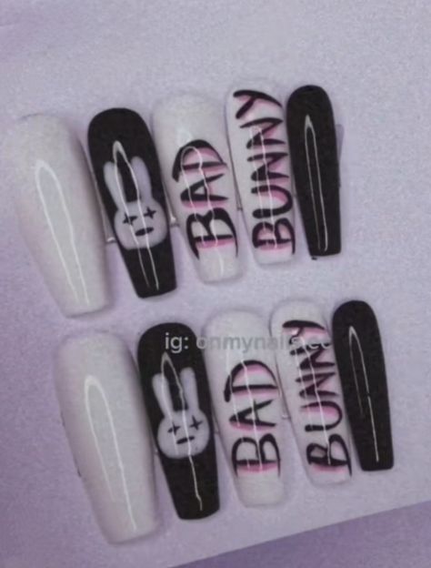 Uñas Aesthetic, Vibrant Nails, Bad Bunny, Nails Art, Cute Nails, Hair Makeup, Nail Art, Nails, Makeup