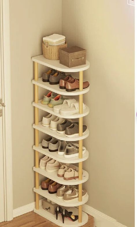 Small Shoe Cabinet, Wood Shoe Rack, Closet Shoe Storage, Desain Pantry, Wooden Shoe Racks, Casa Country, Shoe Shelf, Rack Design, Kitchen Remodeling Projects