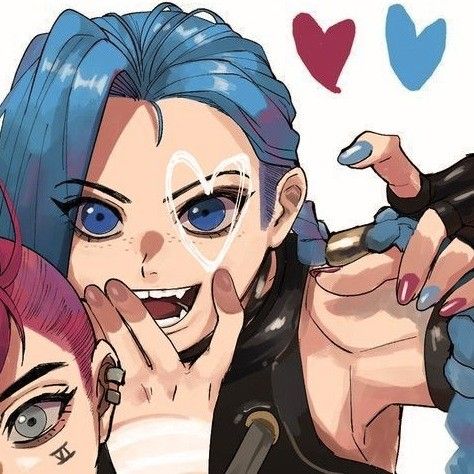 Duos Icons, Jinx League Of Legends, Lol League Of Legends, Cute Anime Profile Pictures, Relationship Goals Pictures, Anime Wall Art, Iconic Photos, Cute Profile Pictures, Matching Profile Pictures