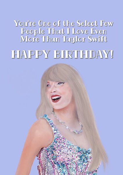 A birthday card for your favourite swiftie! Taylor Swift Card, Taylor Swift Birthday Card, Preppy Backpack, Taylor Swift Birthday, Back To School Art, Anime Stickers, Journal Gift, Vintage Music, Cool Stickers