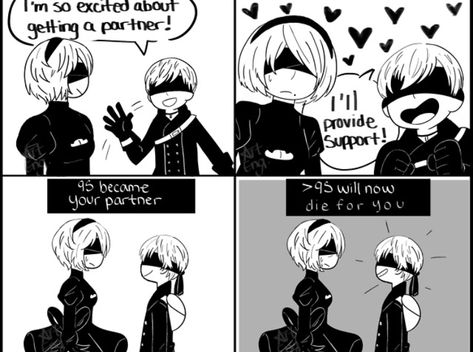 2bx9s 2b9s 9s2b 9sx2b 2b 9s NiewAutomata 9s X 2b, Nier Automata Fanart, 2b X 9s, Random Games, 2b Nier Autómata, Kingdom Hearts Art, Nier Automata, Gaming Memes, Funny Games