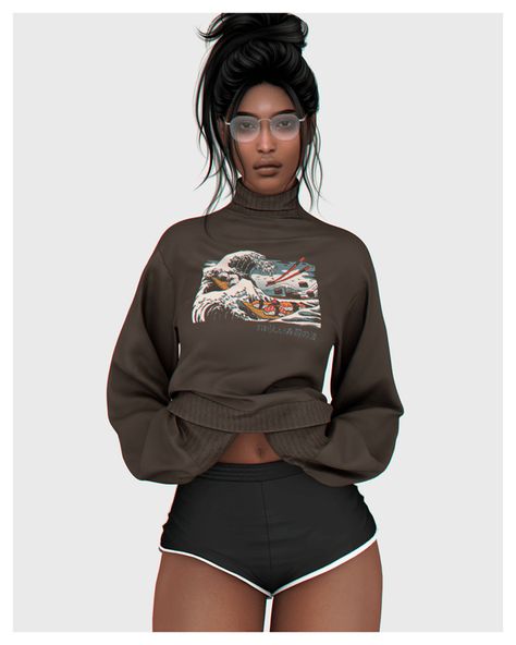 Ts4 Cc Shirts, The Sims 4 Cc Clothing For Women Shirt, Sims 4 T Shirt Cc, Sims 4 Cc Clothes Female Shirt, Ts4 Cc Shirt, Sims 4 Cc Shirts Female, Sims 4 Shirts, Fem Clothes, Baggy Shirts